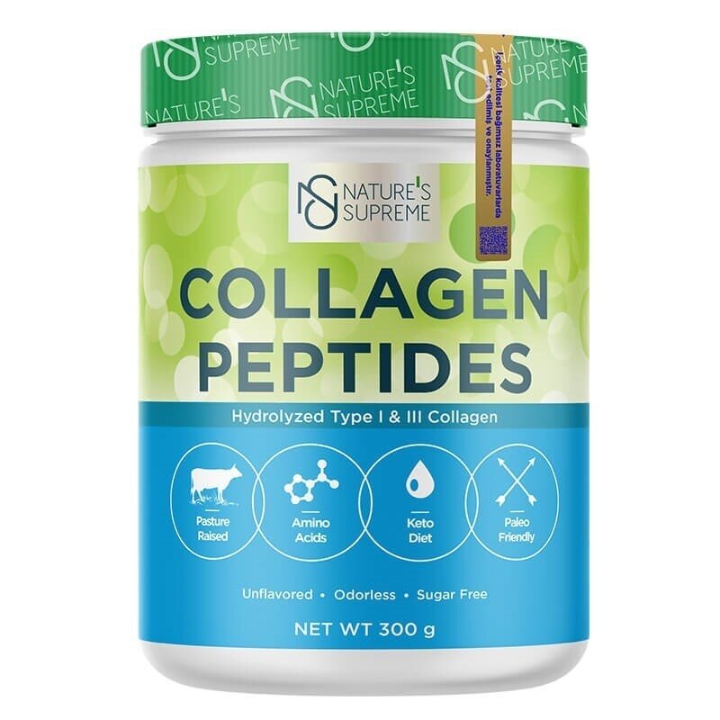 Natures Supreme Collagen Peptides Powder 300 Gr Aromasız