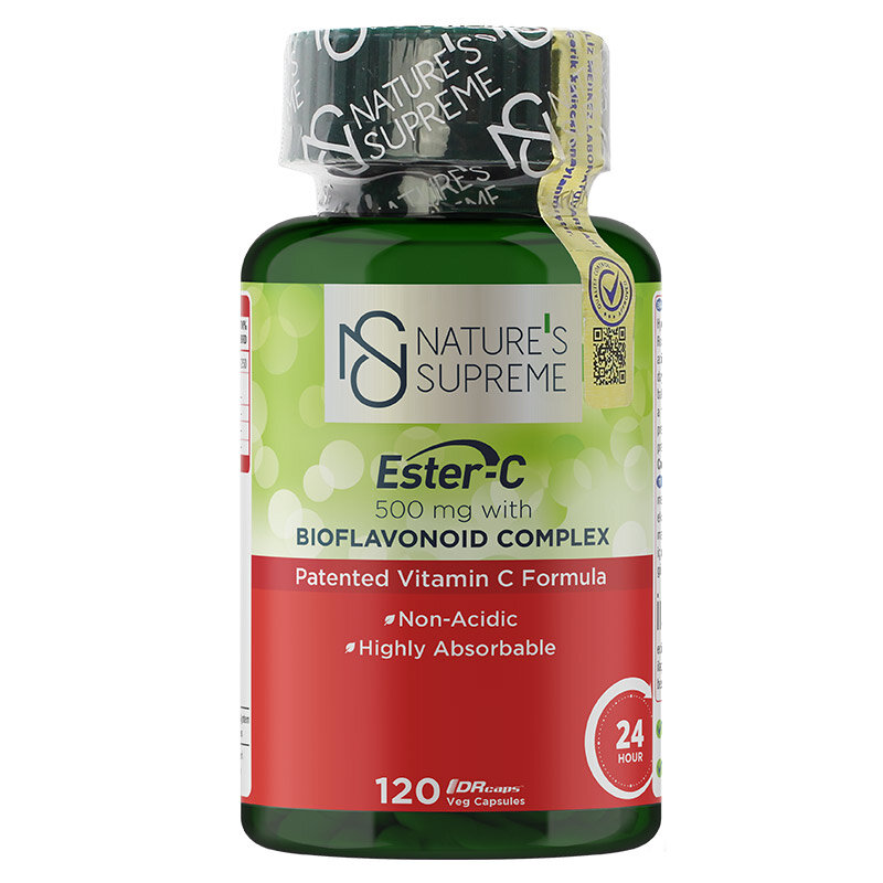 Natures Supreme Ester-C 500 Mg C Vitamini 120 Kapsül