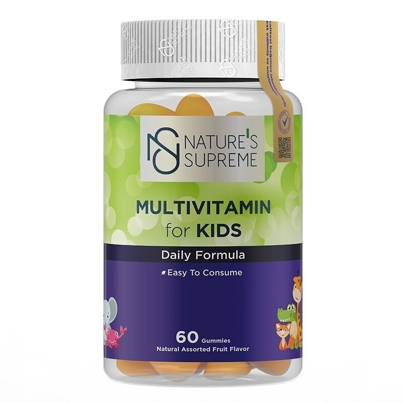 Natures Supreme Gummies Multivitamin For Kids 60 Çiğnenebilir Form