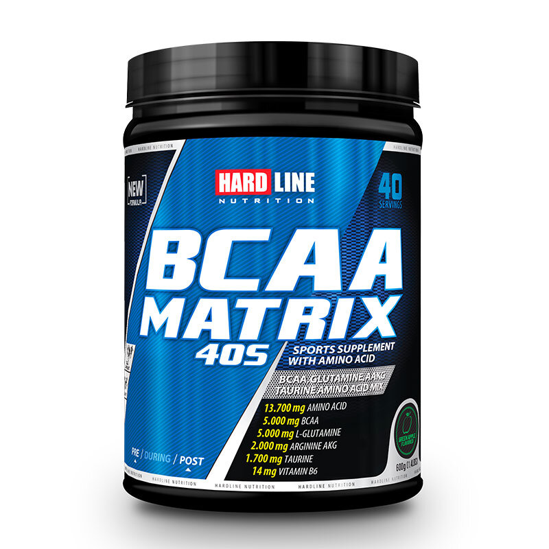 Hardline BCAA Matrix 40S 600 Gr