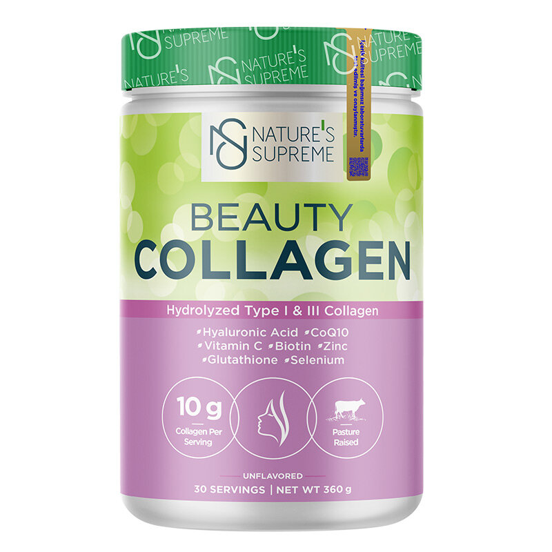Natures Supreme Beauty Collagen Powder 360 Gr Aromasız