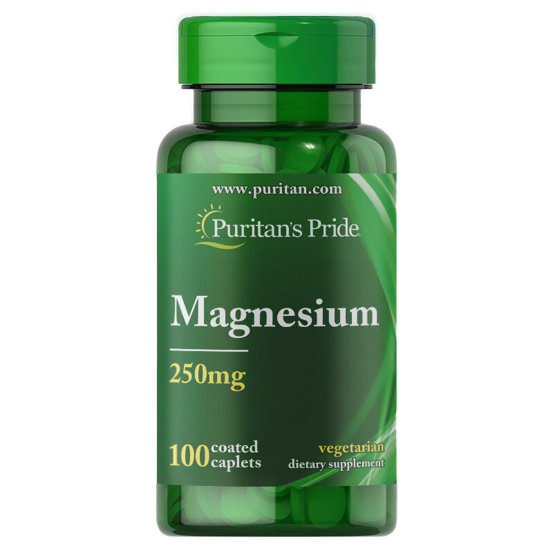 Puritans Pride Magnesium 250 Mg 100 Tablet