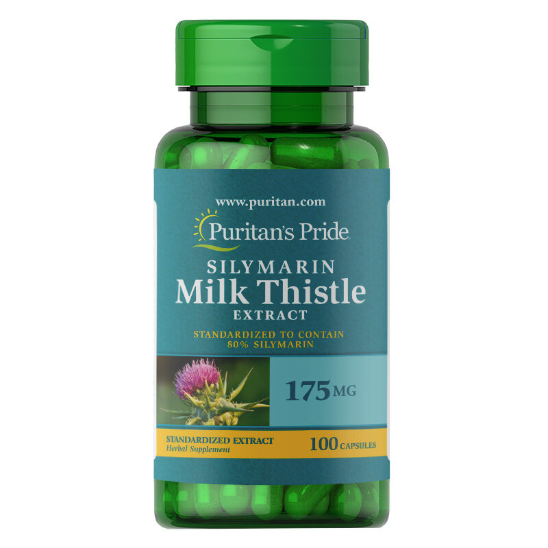 Puritans Pride Silymarin Milk Thistle Extract 175 Mg 100 Kapsül