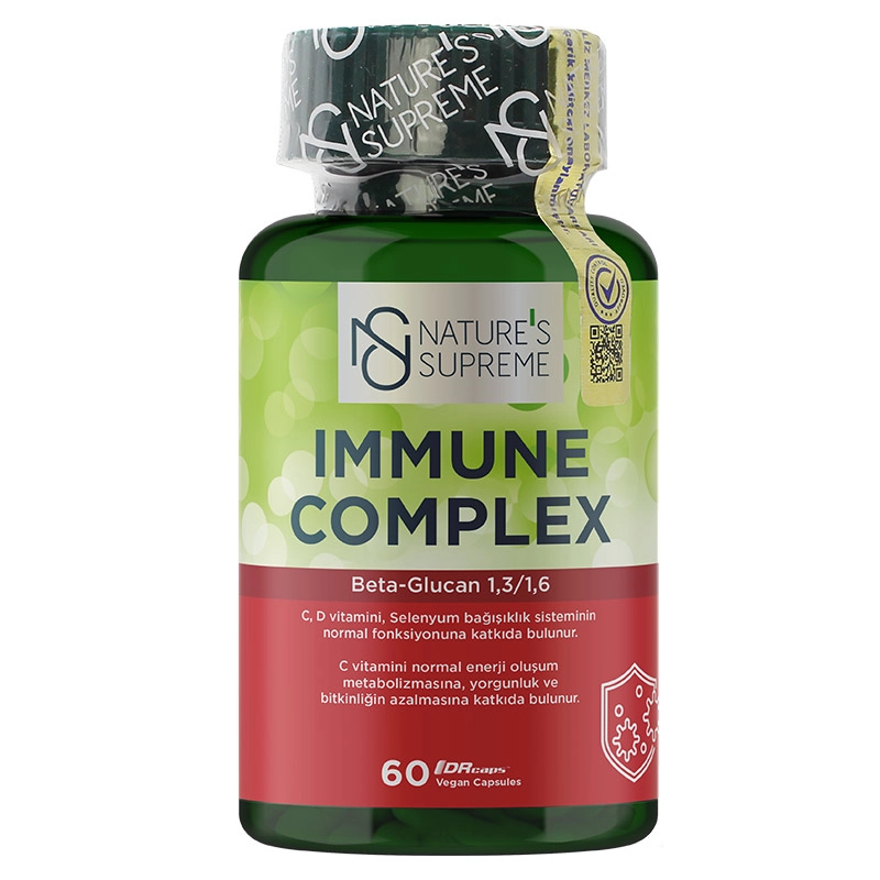 Natures Supreme Immune Beta Glucan Complex 60 Kapsül