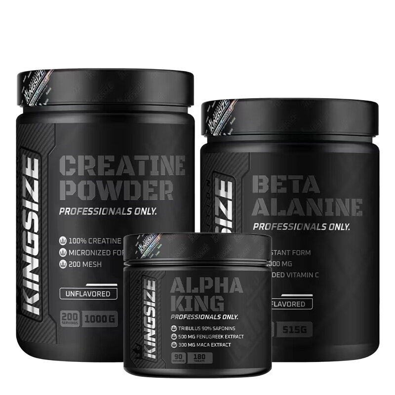 Kingsize Nutrition Creatine + Beta Alanine + Alpha King Kombinasyonu