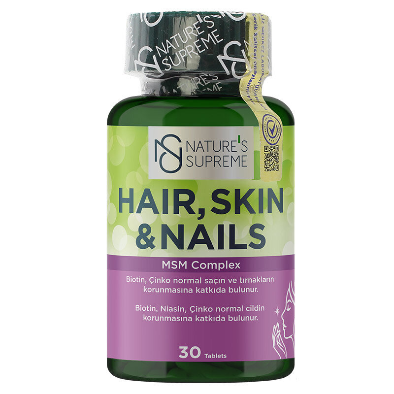 Natures Supreme Hair Skin Nails 30 Tablet