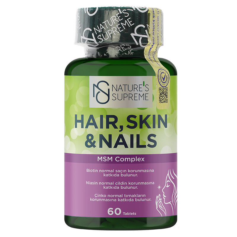 Natures Supreme Hair Skin Nails 60 Tablet