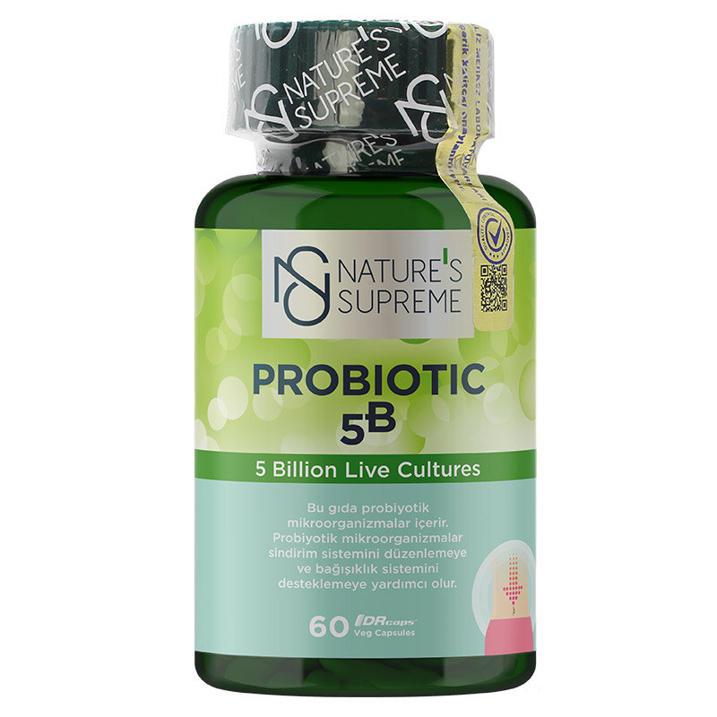 Natures Supreme Probiotic 5B 60 Kapsül
