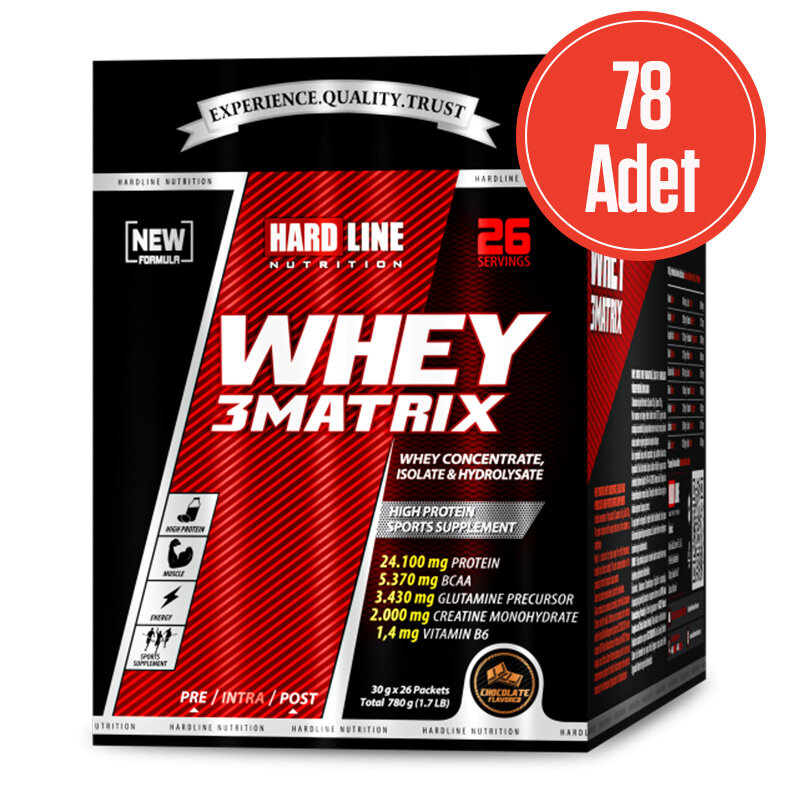 Hardline Whey 3 Matrix 30 Gr X 78 Adet (2340 Gr)