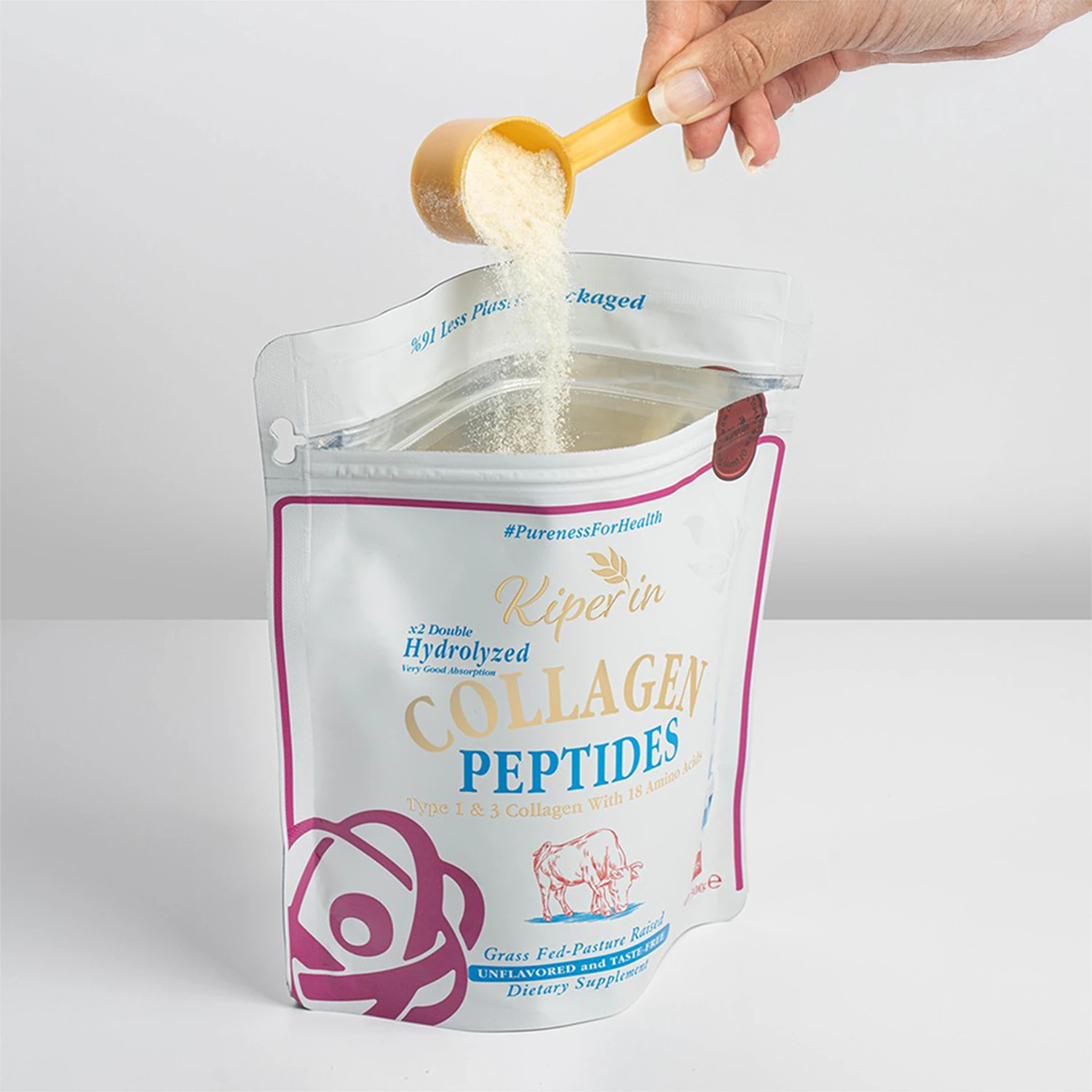 Kiperin Saf & Doğal Çift Hidrolize Kolajen 300 g