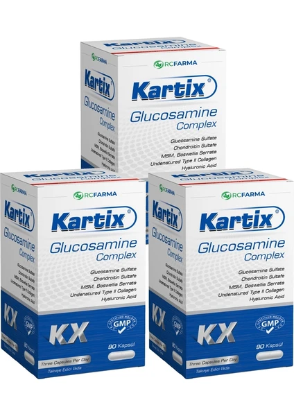 Kartix Glucosamine Complex 90 Kapsül 3 Adet