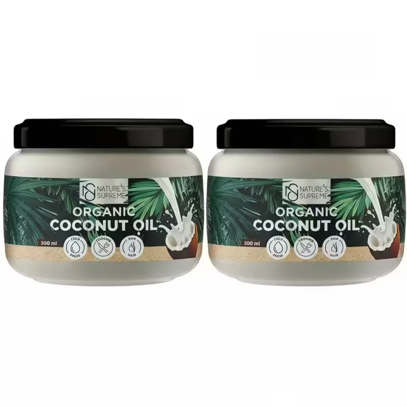 Natures Supreme Organik Hindistan Cevizi Yağı 300 Ml 2 Adet