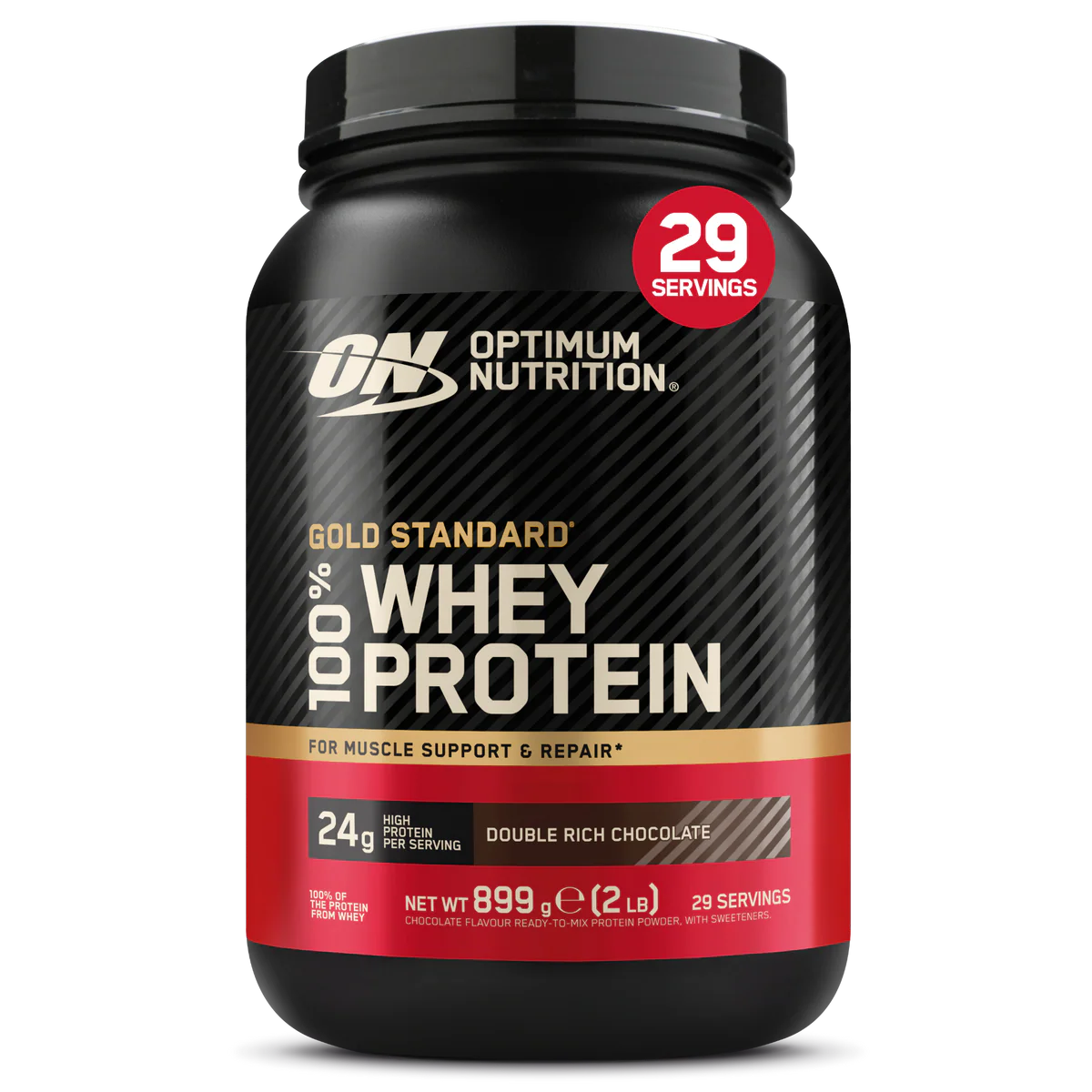 Optimum Nutrition Gold Standard %100 Whey Protein Tozu 900 Gr