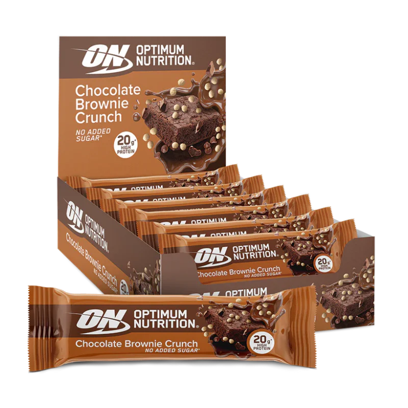 Optimum Nutrition Chocolate Brownie Crunch Protein Bar 10 Adet