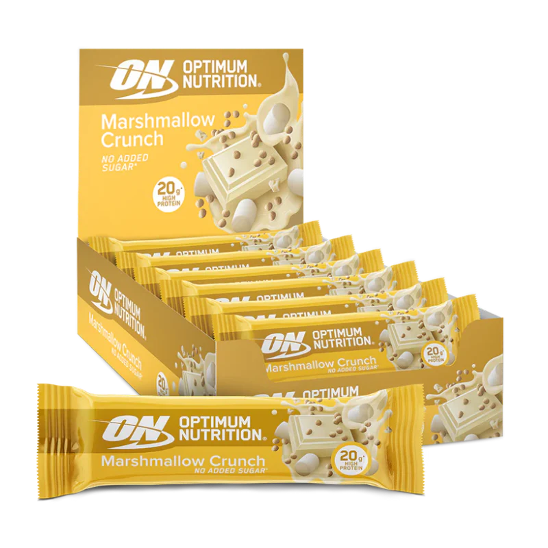 Optimum Nutrition Marshmallow Crunch Protein Bar 10 Adet